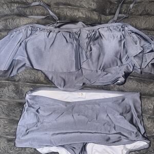 Kaei&Shi High Waisted Flounce Bikini Set for Women Size Small